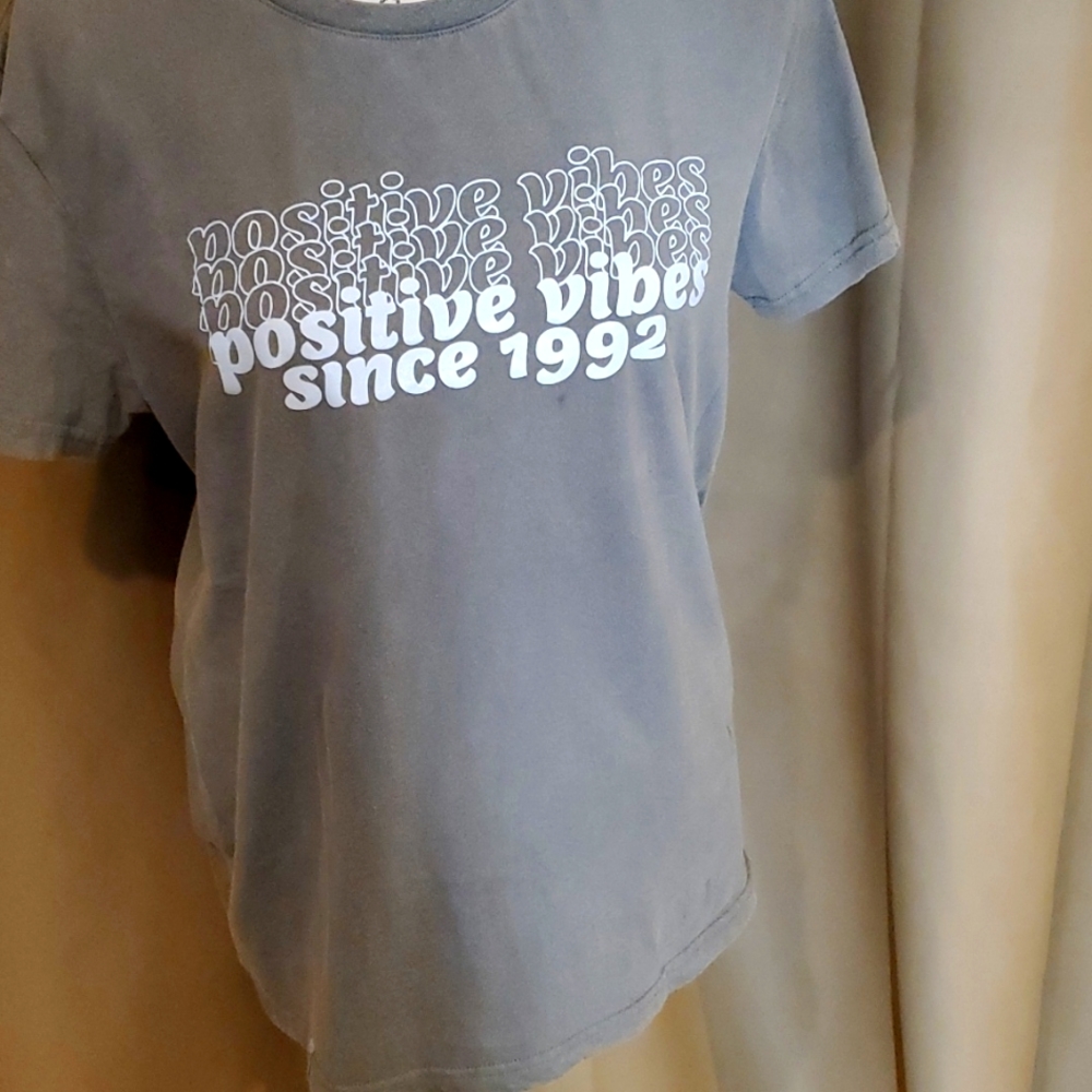 Large Positive Vibes Dutch Bros shirt